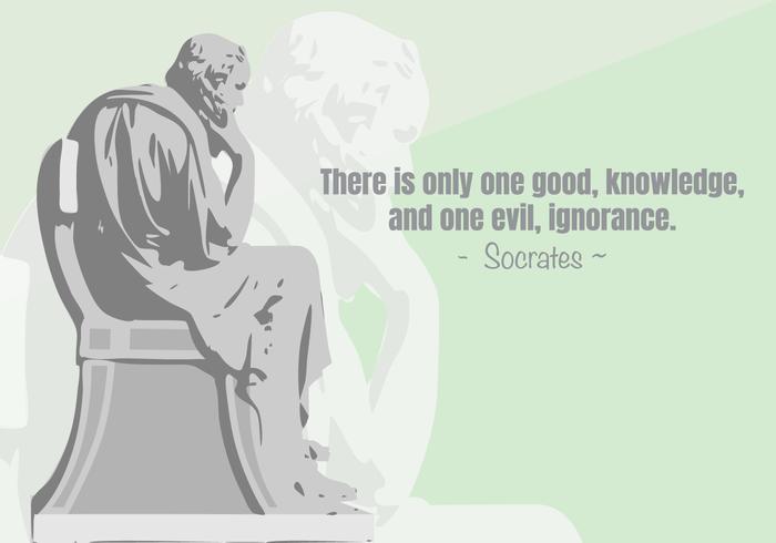 Socrates Illustratie vector