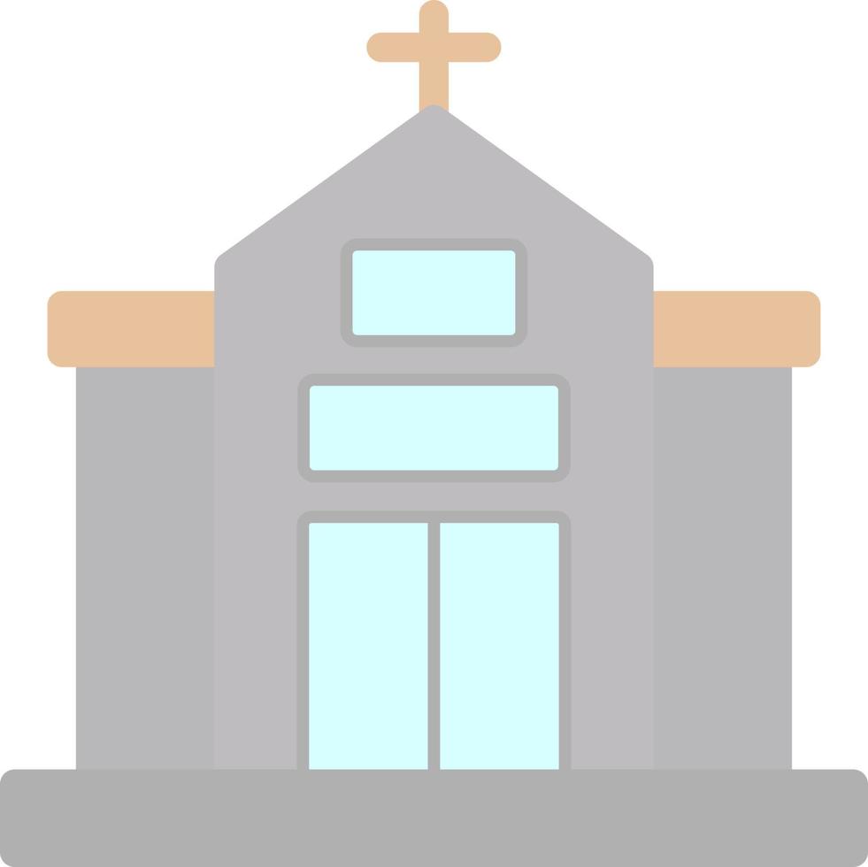 kerk vector icoon ontwerp