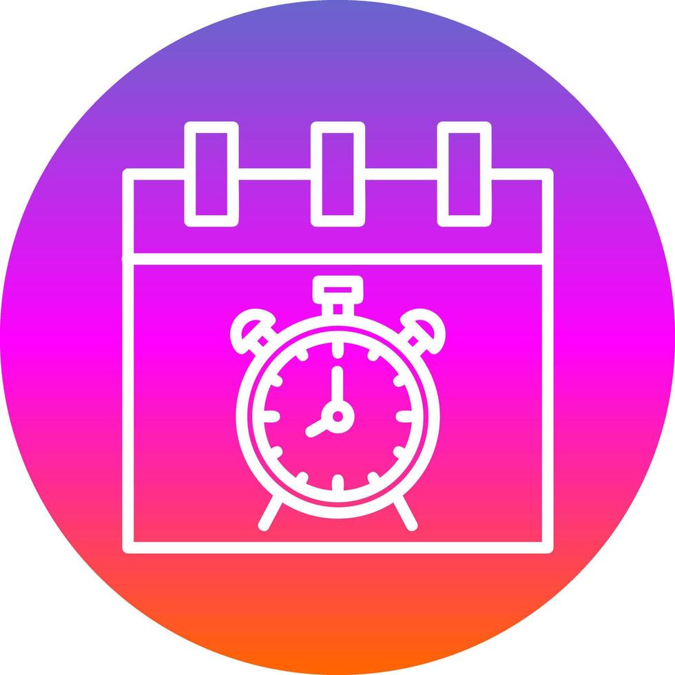 alarm klok vector icoon ontwerp