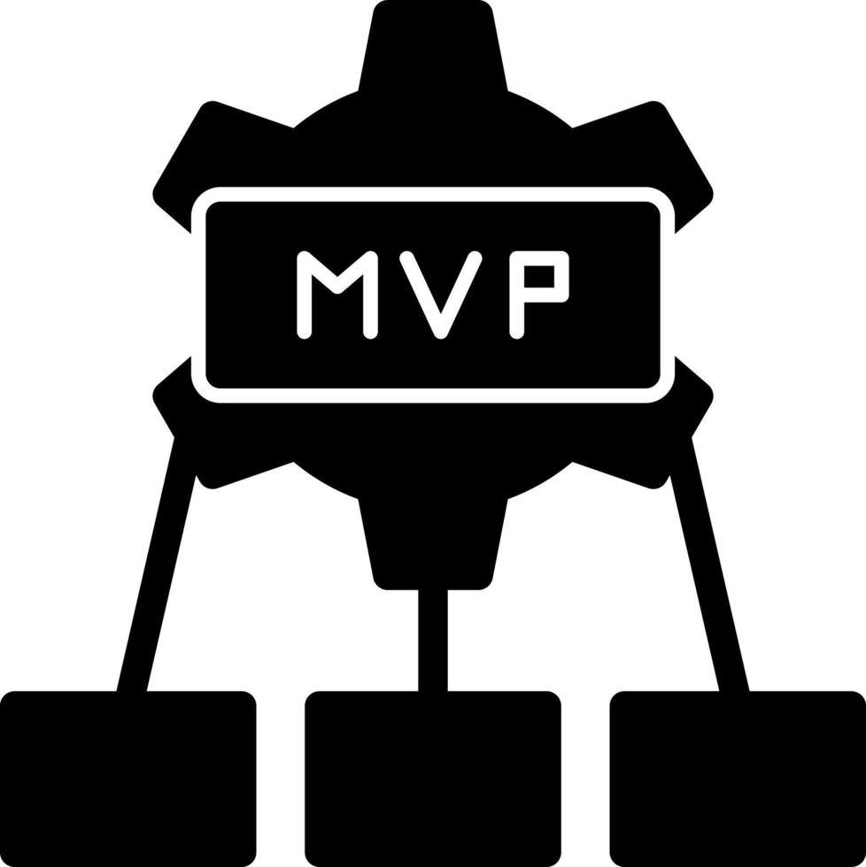 mvp vector icoon ontwerp