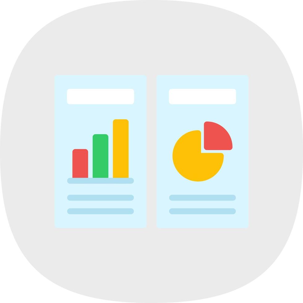 comparatieve analytics vector icoon ontwerp