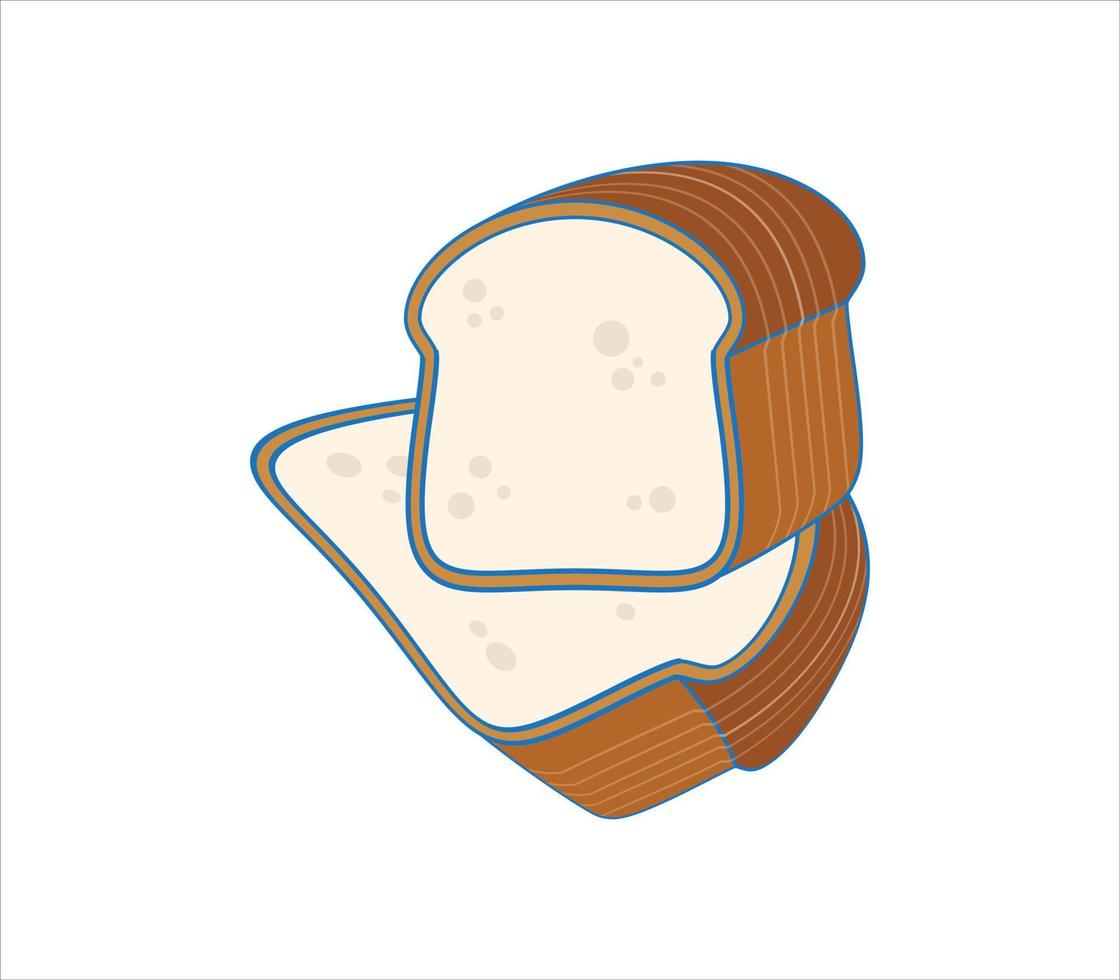 illustratie van brood vector