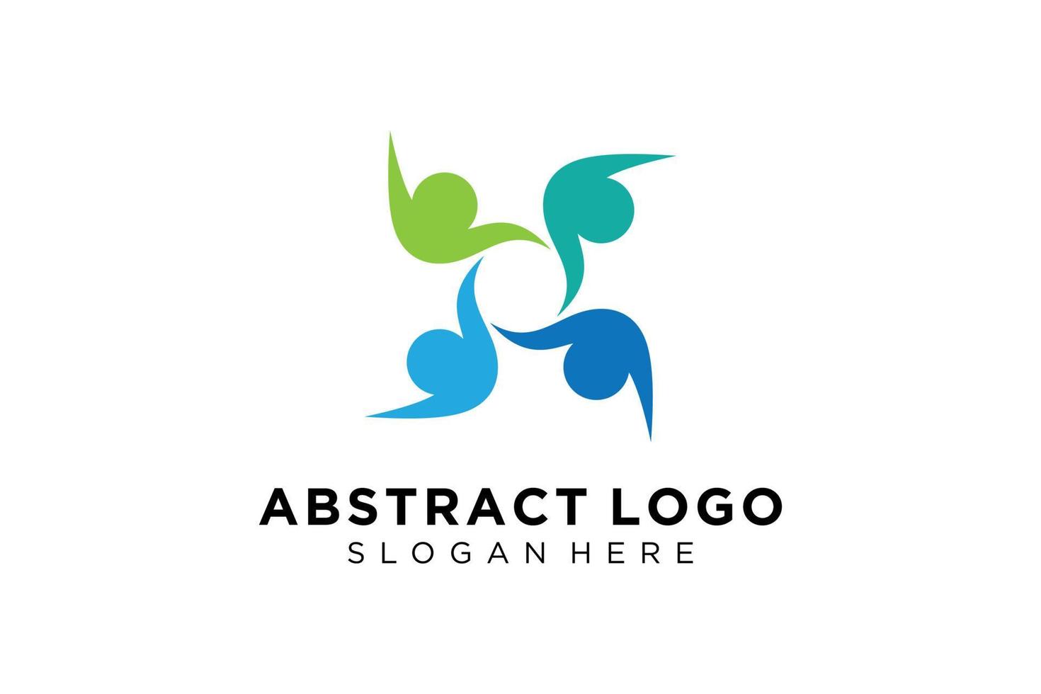 vector abstract mensen en familie logo verzameling, mensen pictogrammen, Gezondheid logo sjabloon, zorg symbool.