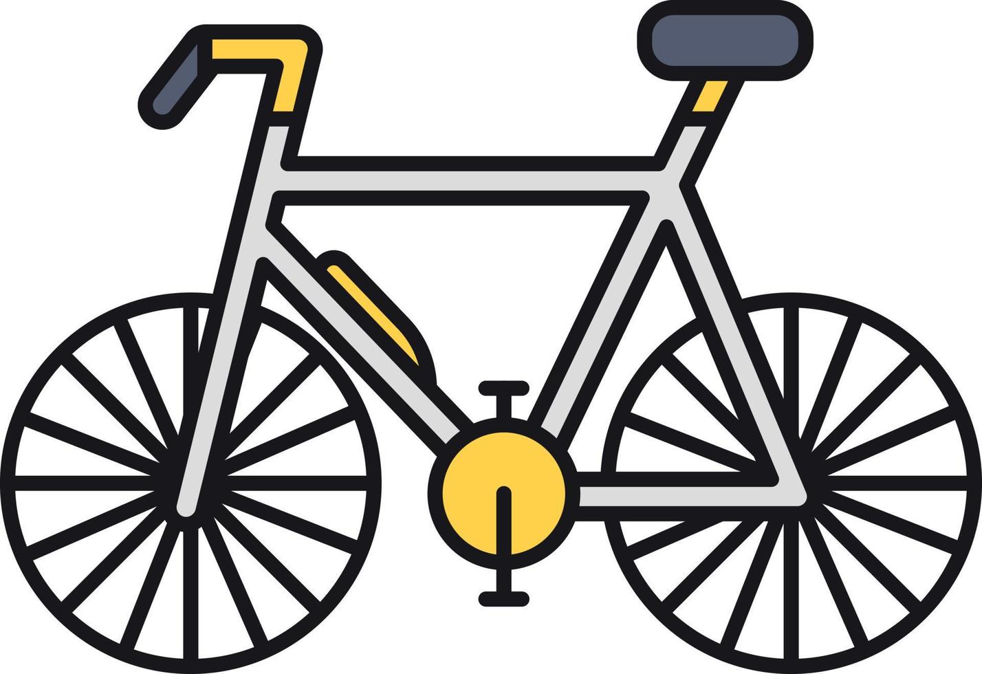 fiets vectorillustratie op een background.premium kwaliteit symbolen.vector pictogrammen voor concept en grafisch ontwerp. vector