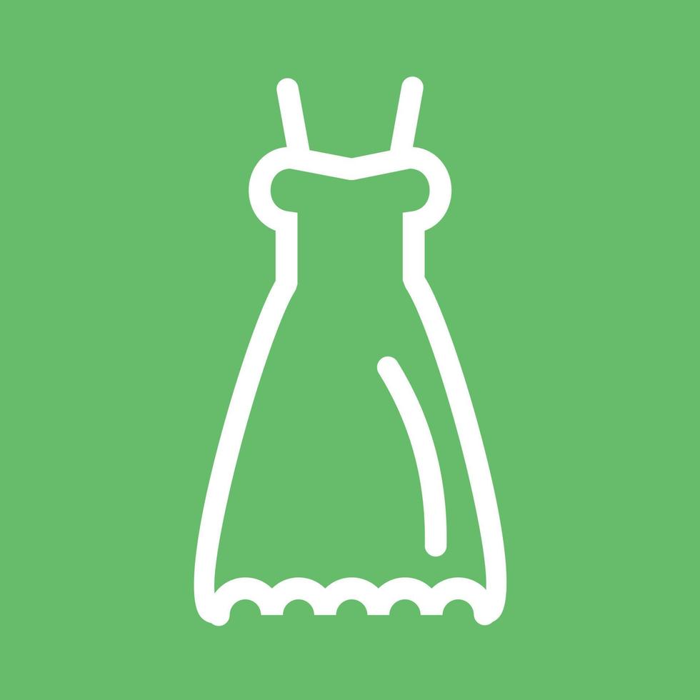 bruiloft jurk lijn kleur achtergrond icoon vector