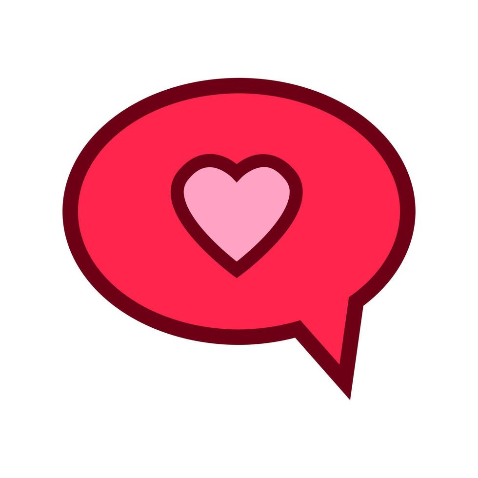 Valentijn thema icoon ontwerp. vector
