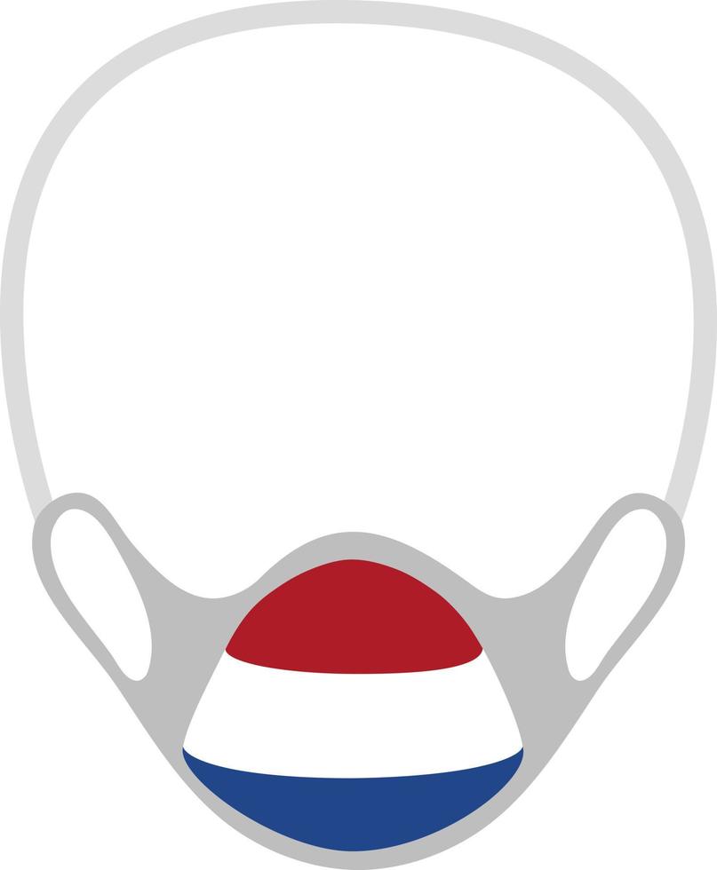 3d illustratie van medisch masker vector