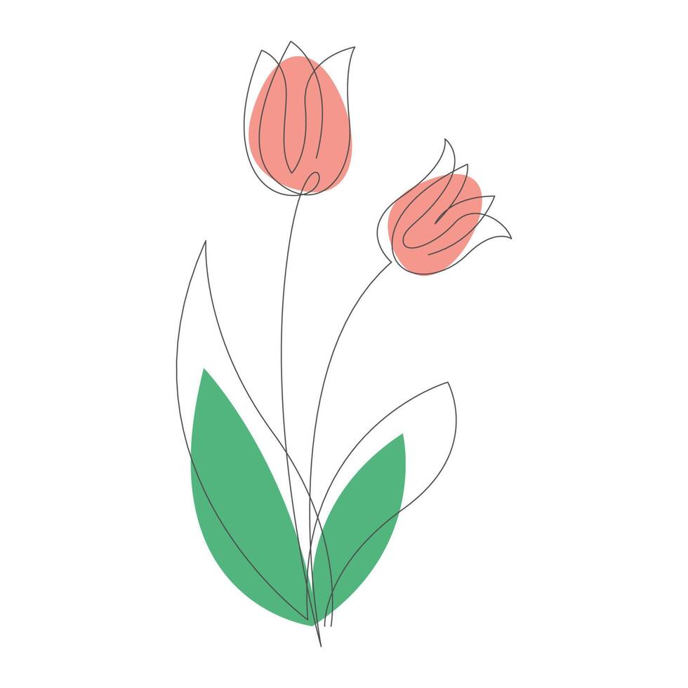 tulp icoon ontwerp vector