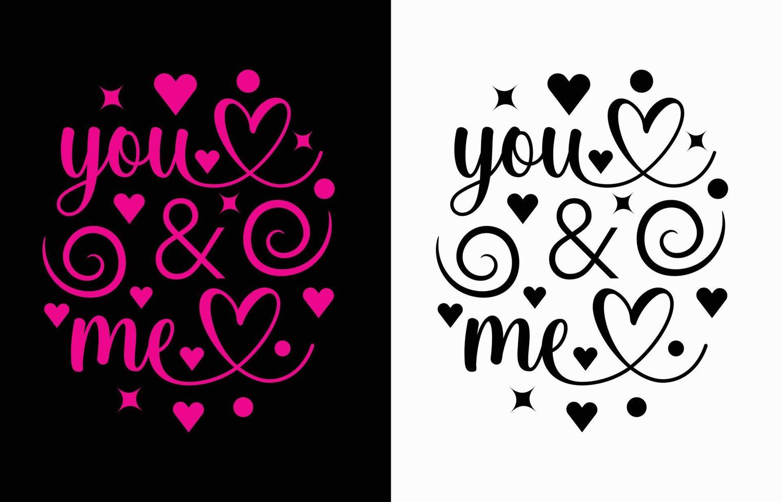 u en me typografie t overhemd ontwerp vector