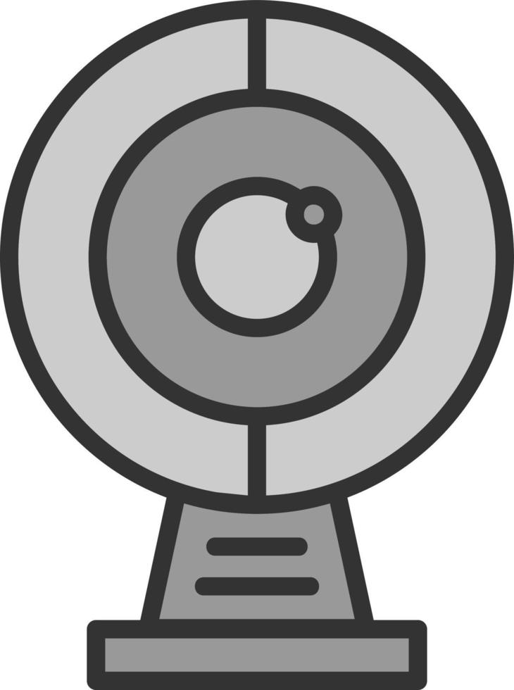ronde webcam vector icoon ontwerp