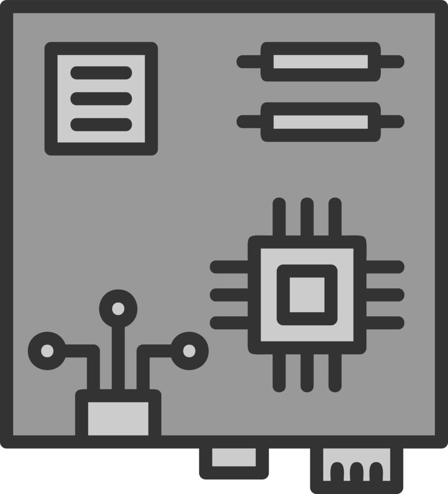 moederbord vector icoon ontwerp