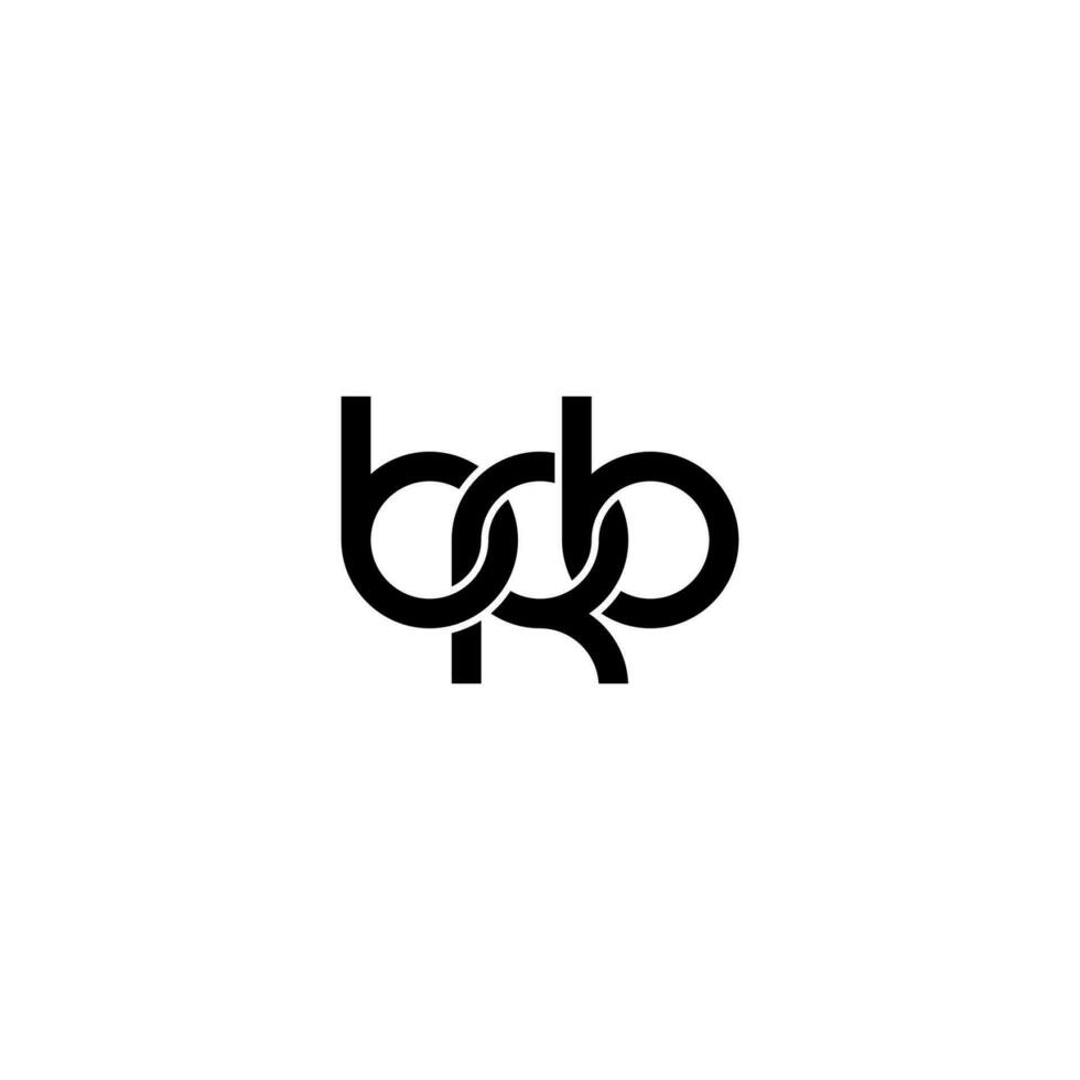 brieven brb logo gemakkelijk modern schoon vector