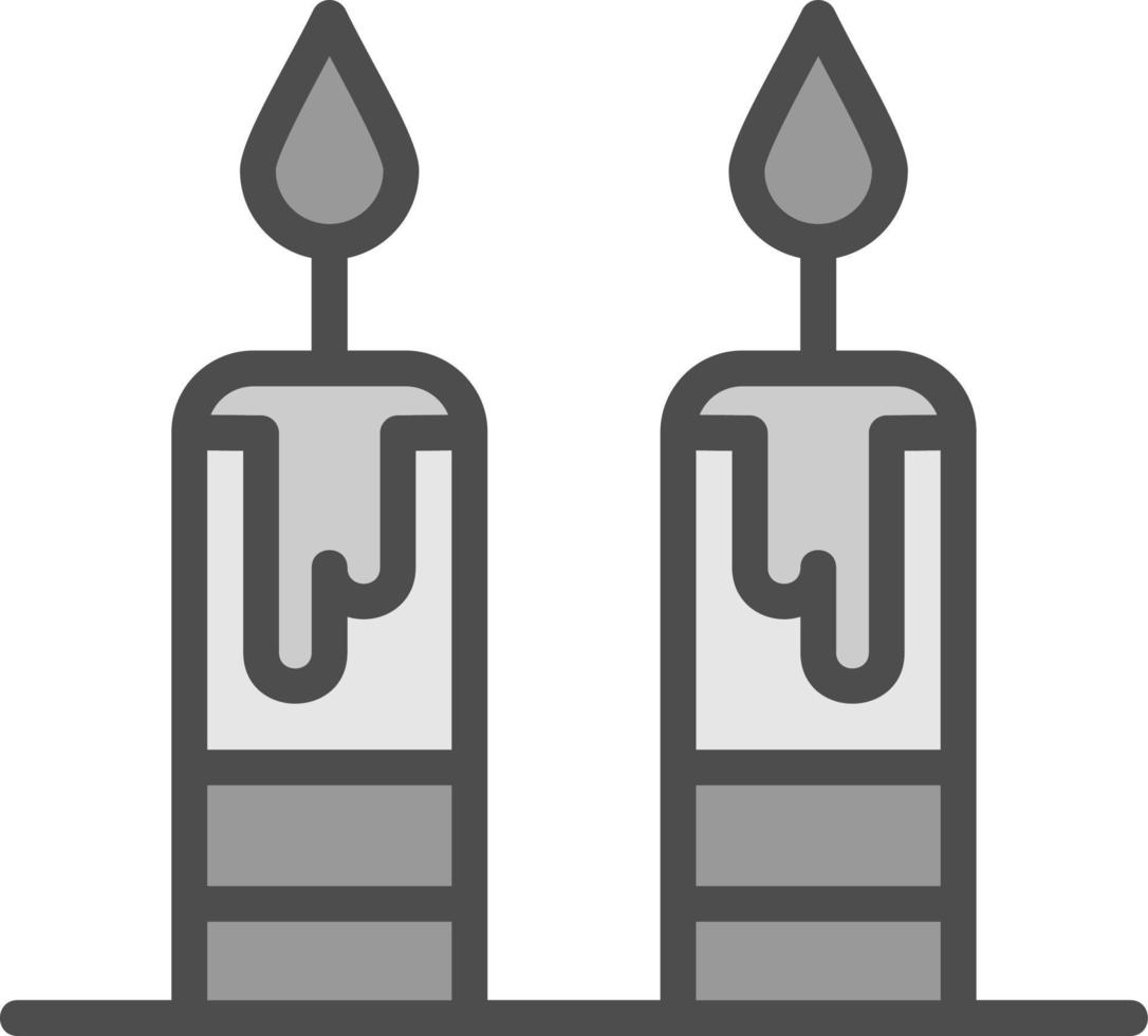 kaarsen vector icoon ontwerp