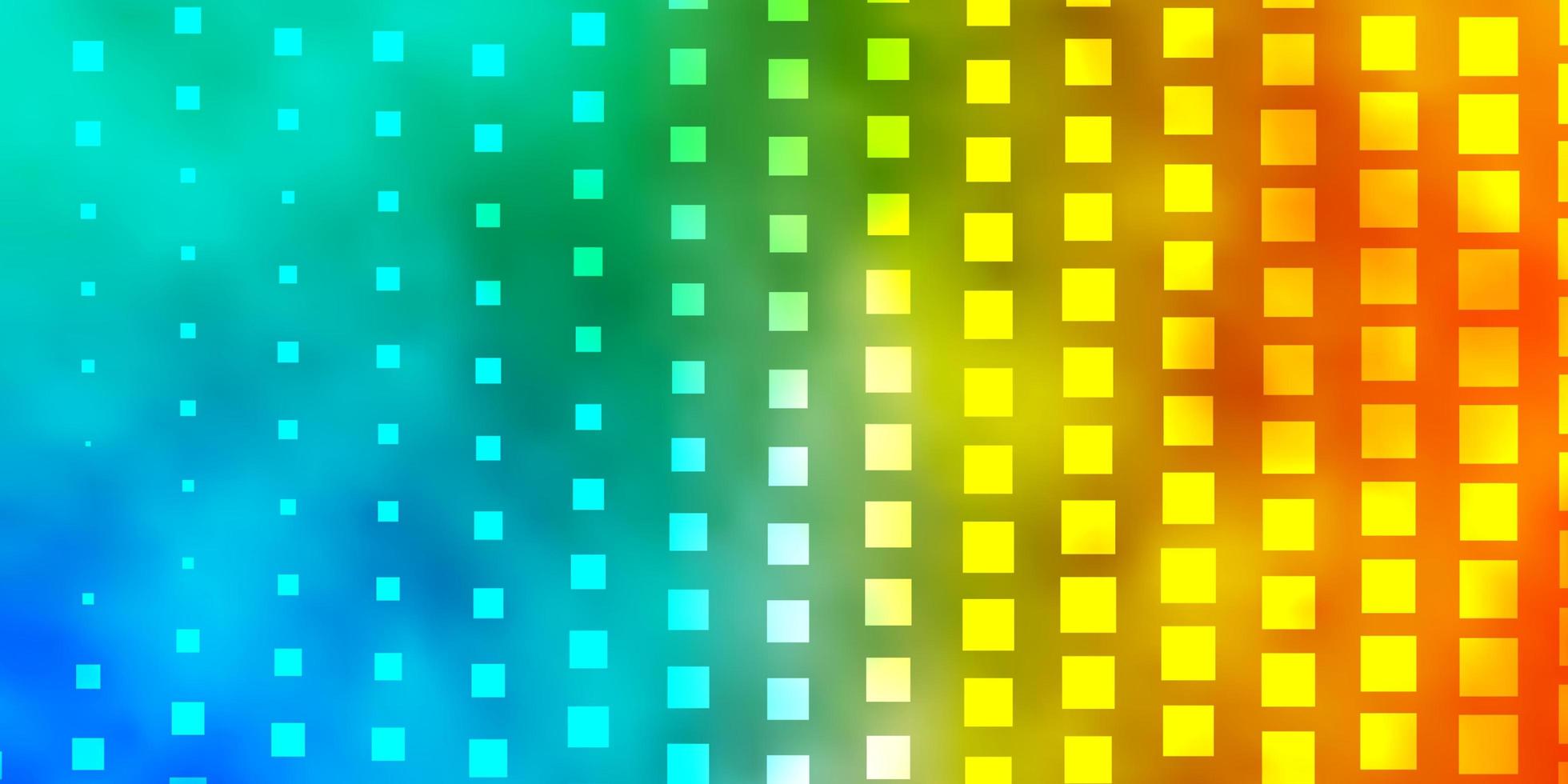 lichtblauwe, gele achtergrond met rechthoeken vector