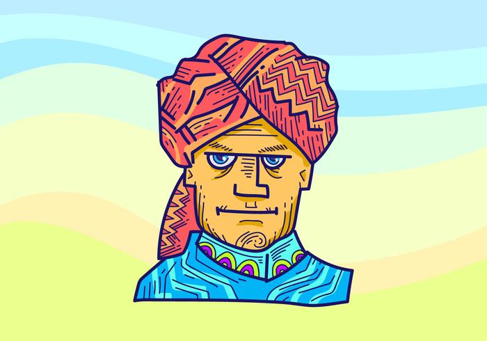 Turban Vector Illustratie