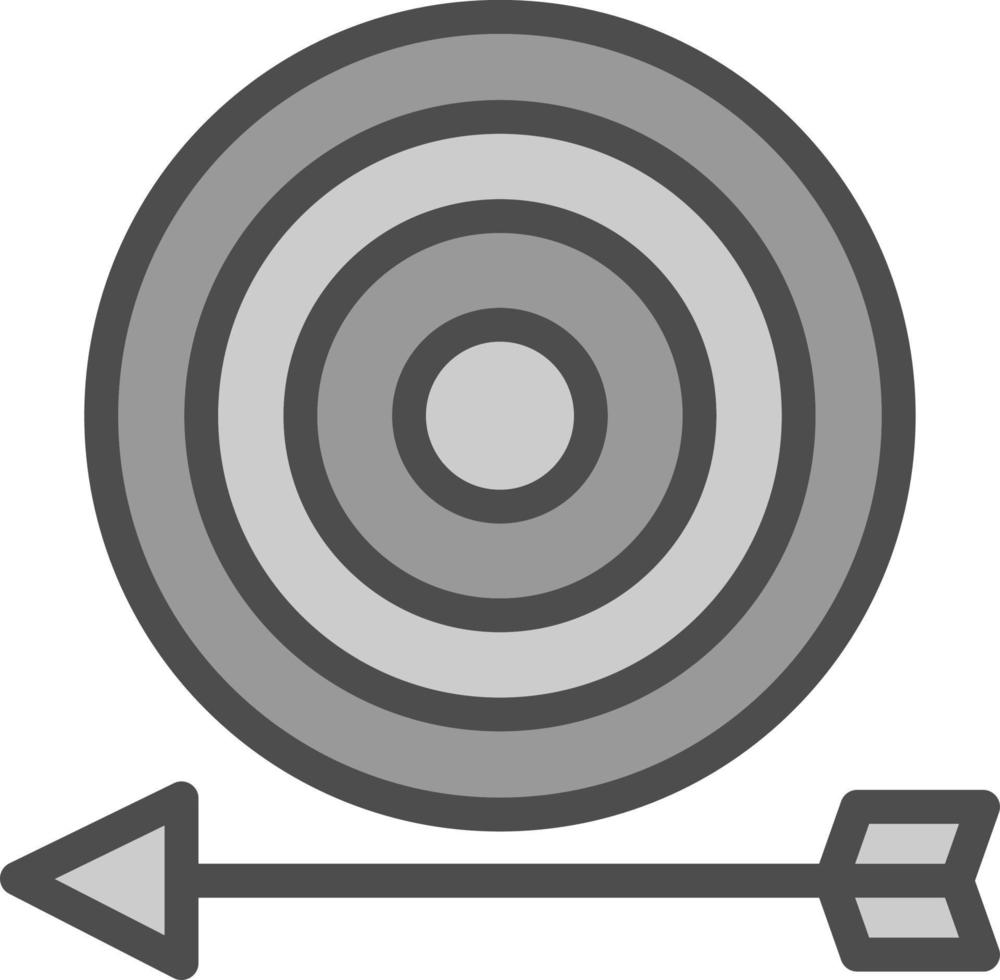 doelstelling vector icoon ontwerp