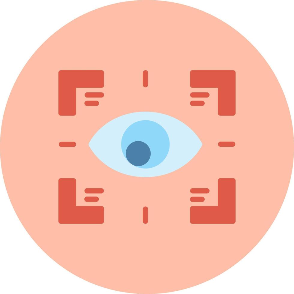 oog scanner vector icoon