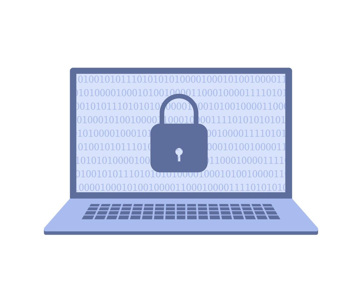 gegevens bescherming concept. netwerk gegevens veiligheid vector