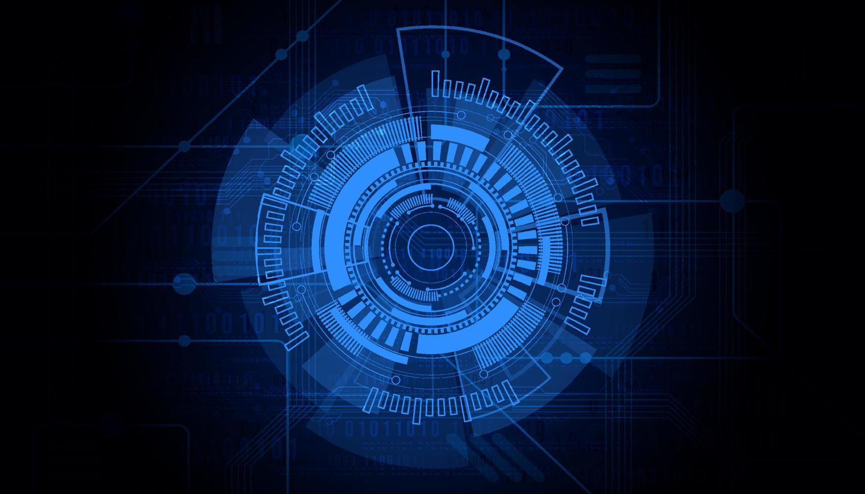 abstract digitaal technologie futuristische stroomkring bord blauw achtergrond, cyber wetenschap tech lay-out, innovatie toekomst ai groot gegevens, globaal internet netwerk verbinding, wolk hi-tech illustratie vector