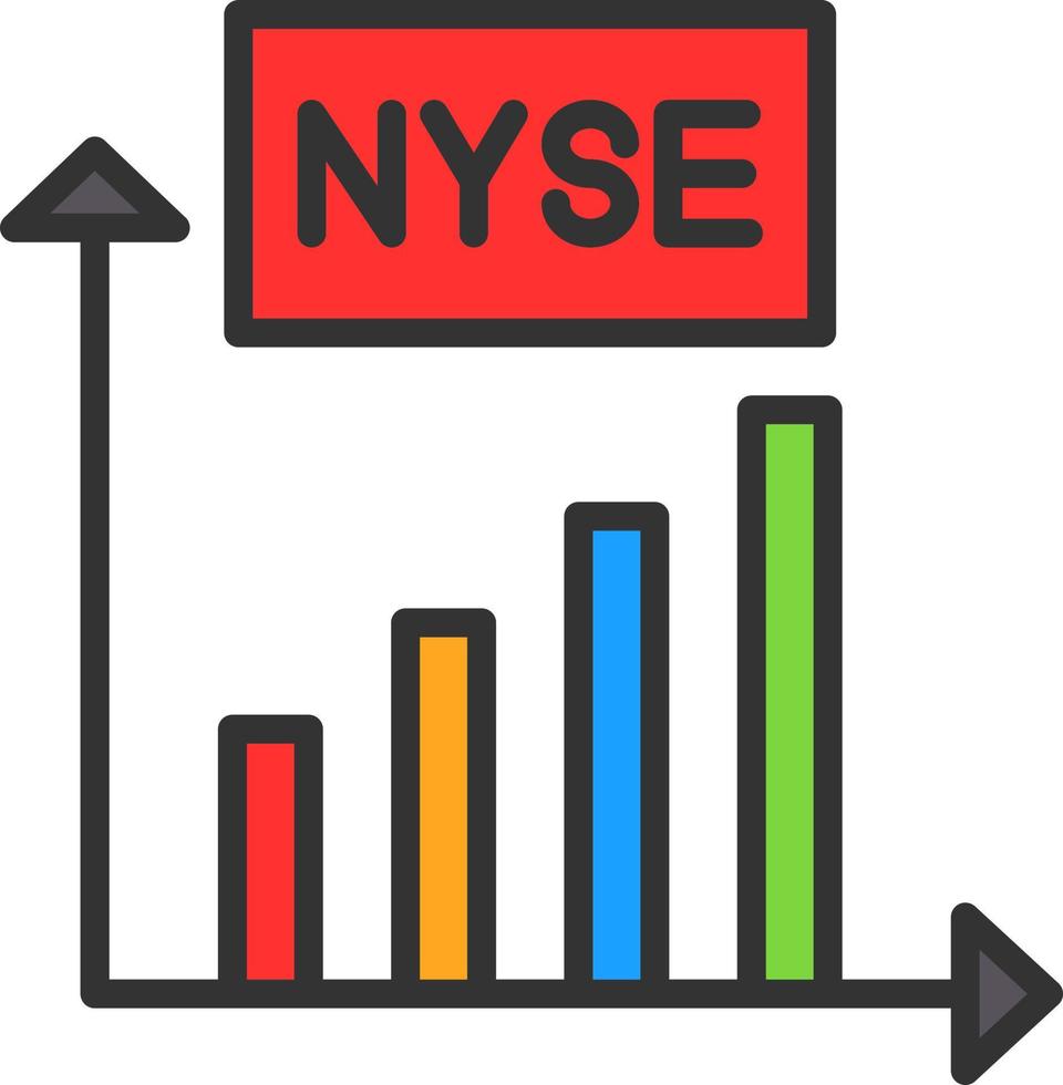 nyse vector icoon ontwerp