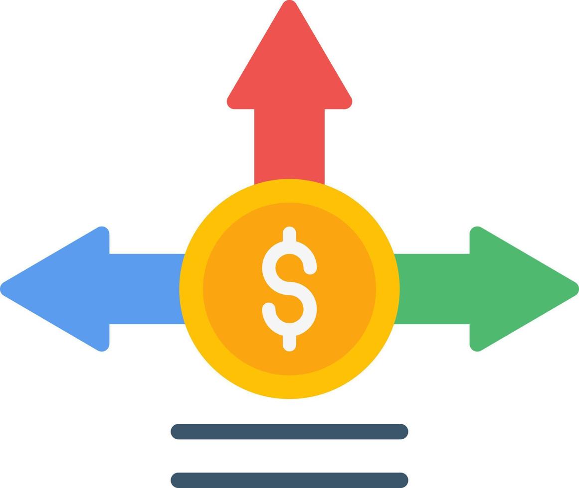 investering besluit vector icoon ontwerp