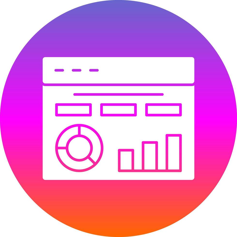 dashboard vector icoon ontwerp