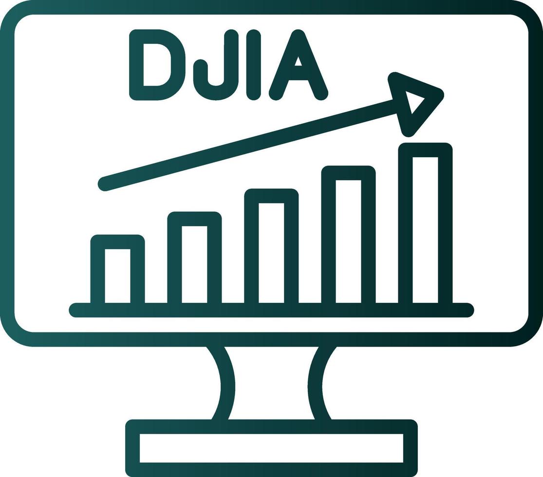 djia vector icoon ontwerp