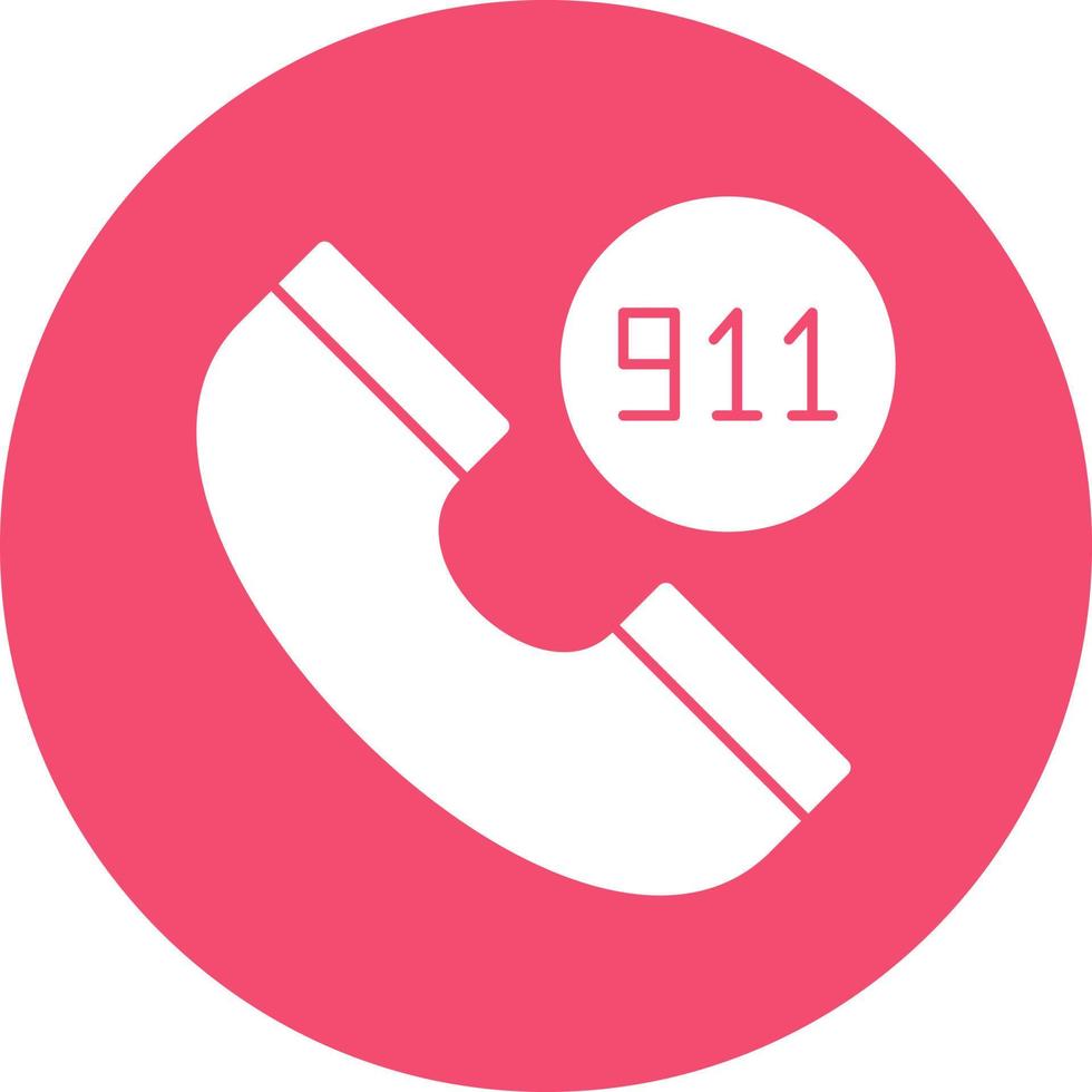 911 vector icoon ontwerp