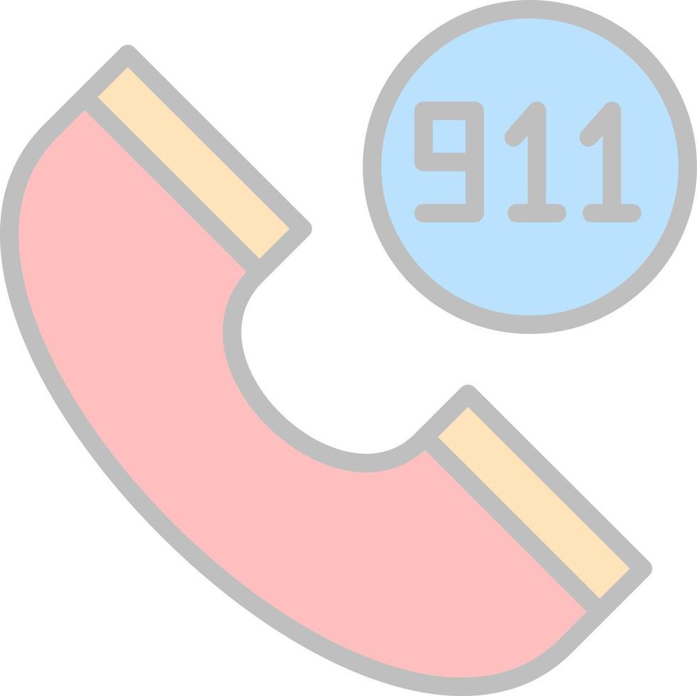 911 vector icoon ontwerp