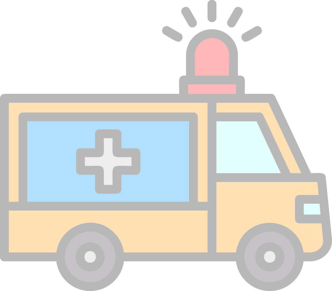 ambulance vector icoon ontwerp