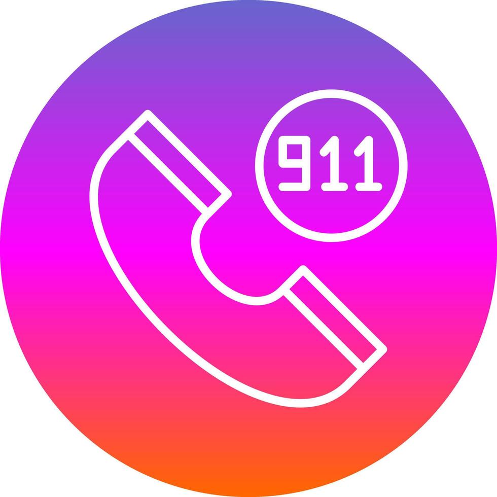 911 vector icoon ontwerp