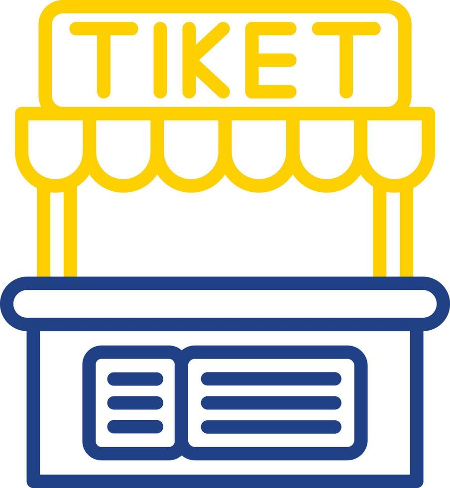 ticket kantoor vector icoon ontwerp