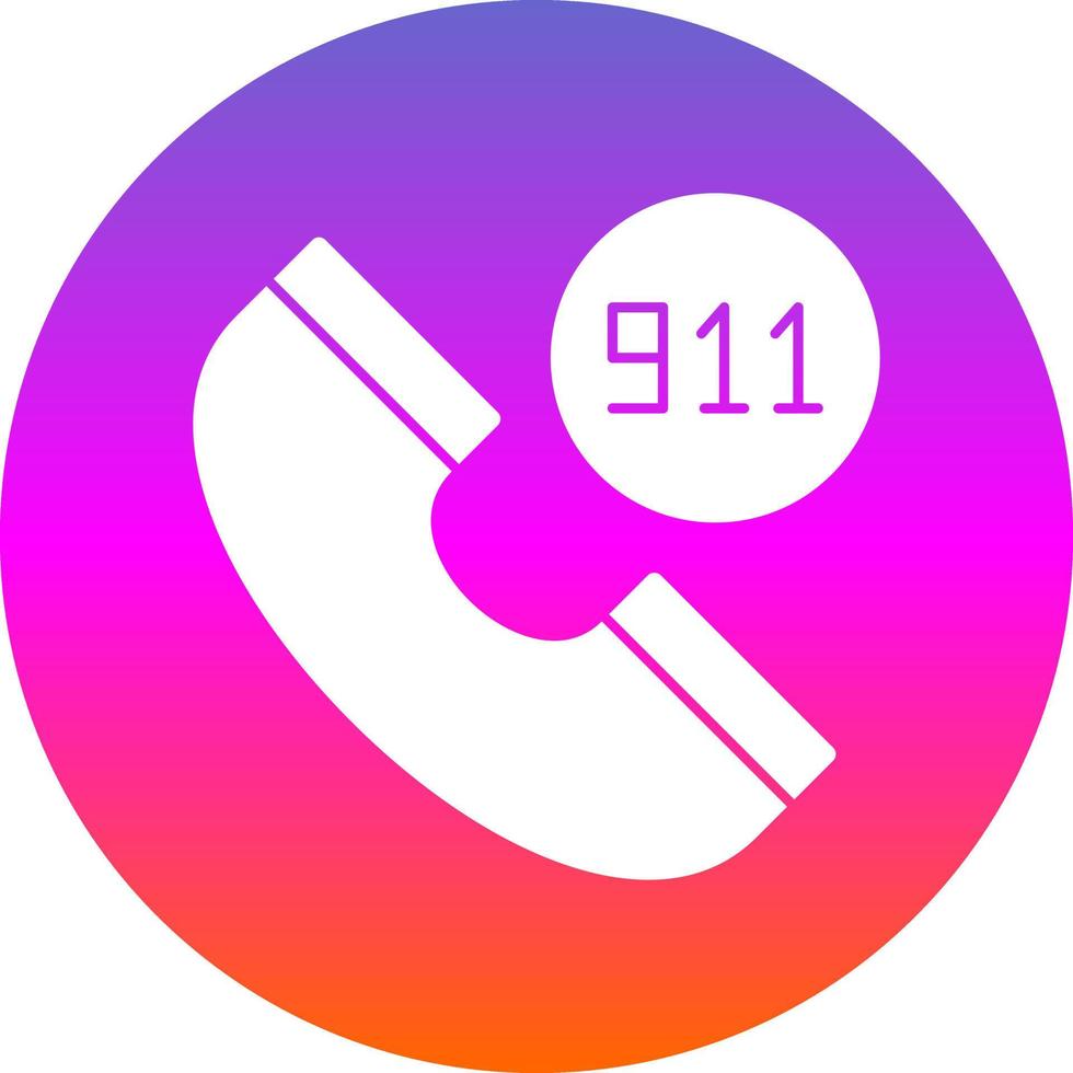 911 vector icoon ontwerp