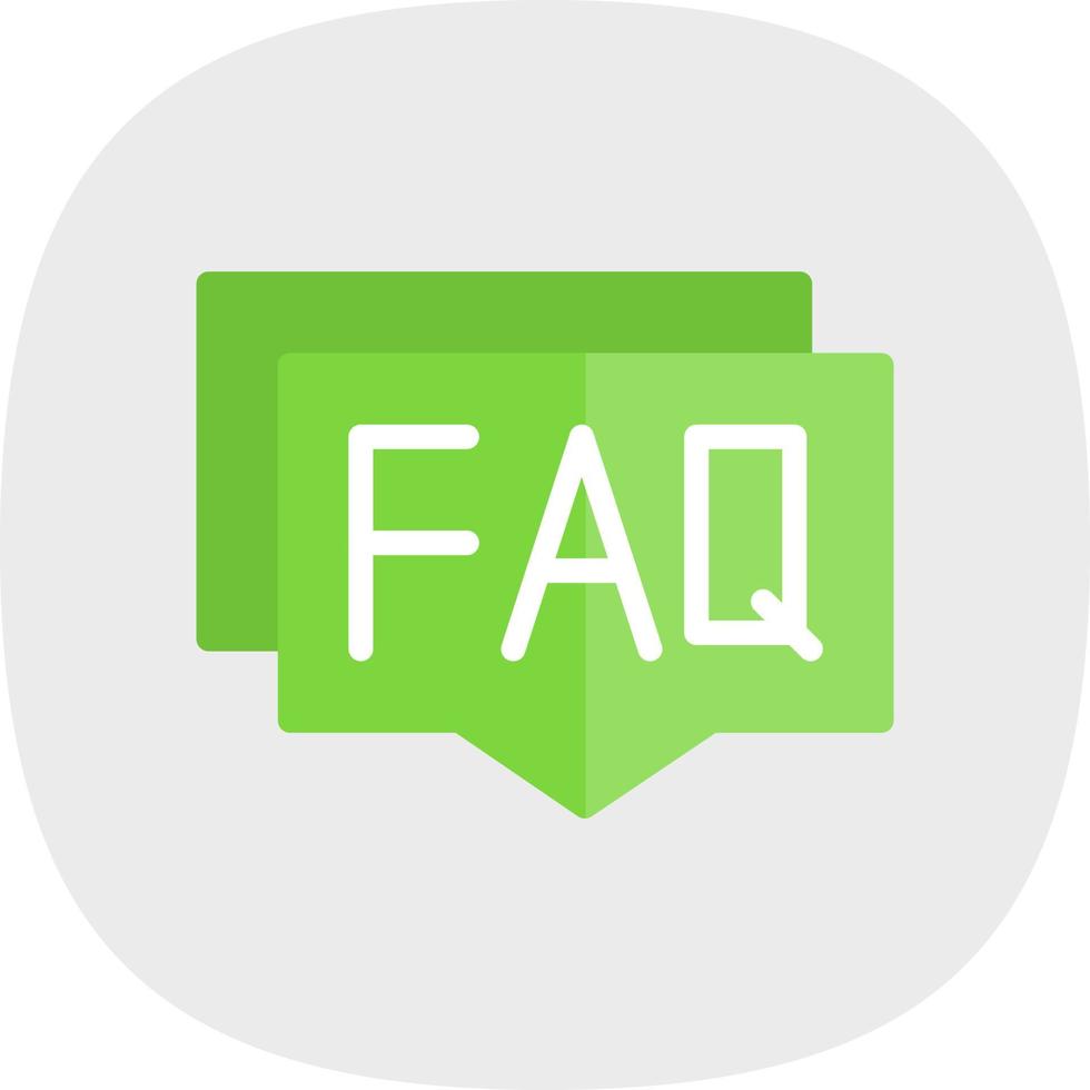 FAQ vector icoon ontwerp