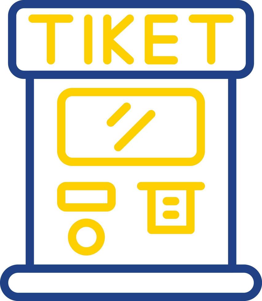 ticket machine vector icoon ontwerp