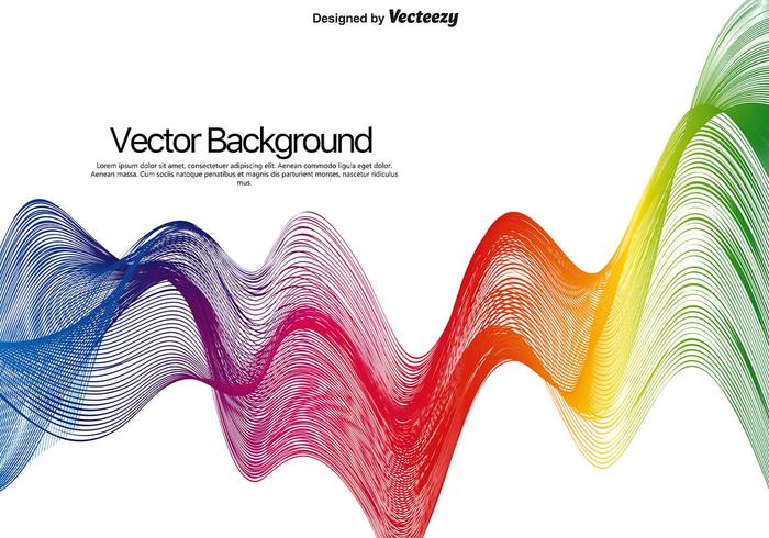 Vector Kleurrijke Abstracte Golven