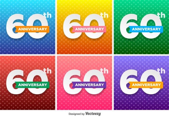 60ste Vector Badges