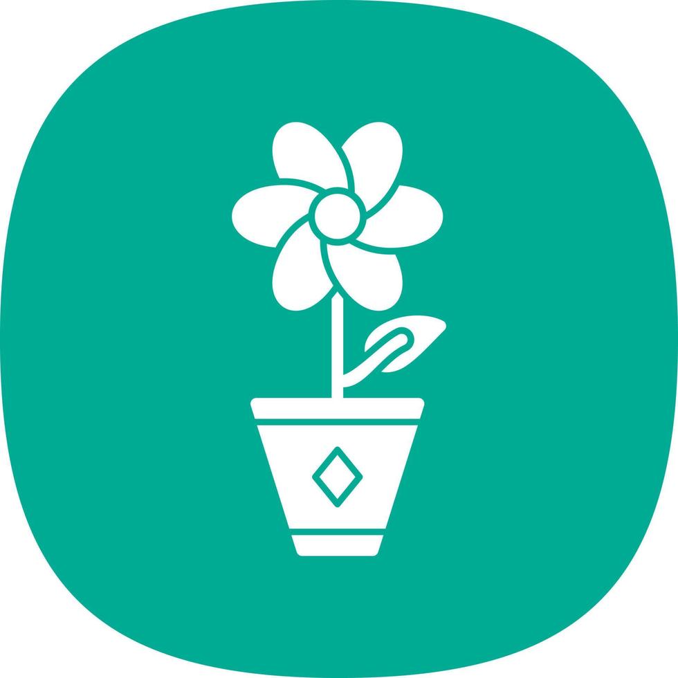 bloem pot vector icoon ontwerp