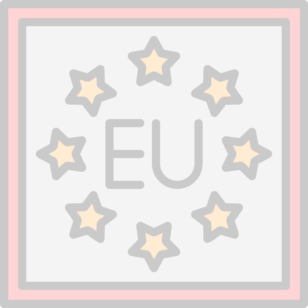 EU vector icoon ontwerp