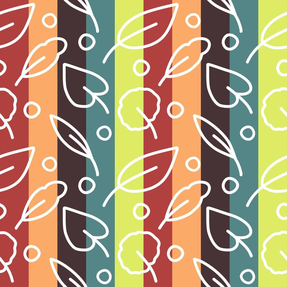 naadloos van bloemen patroon met kleurrijk achtergrond vector