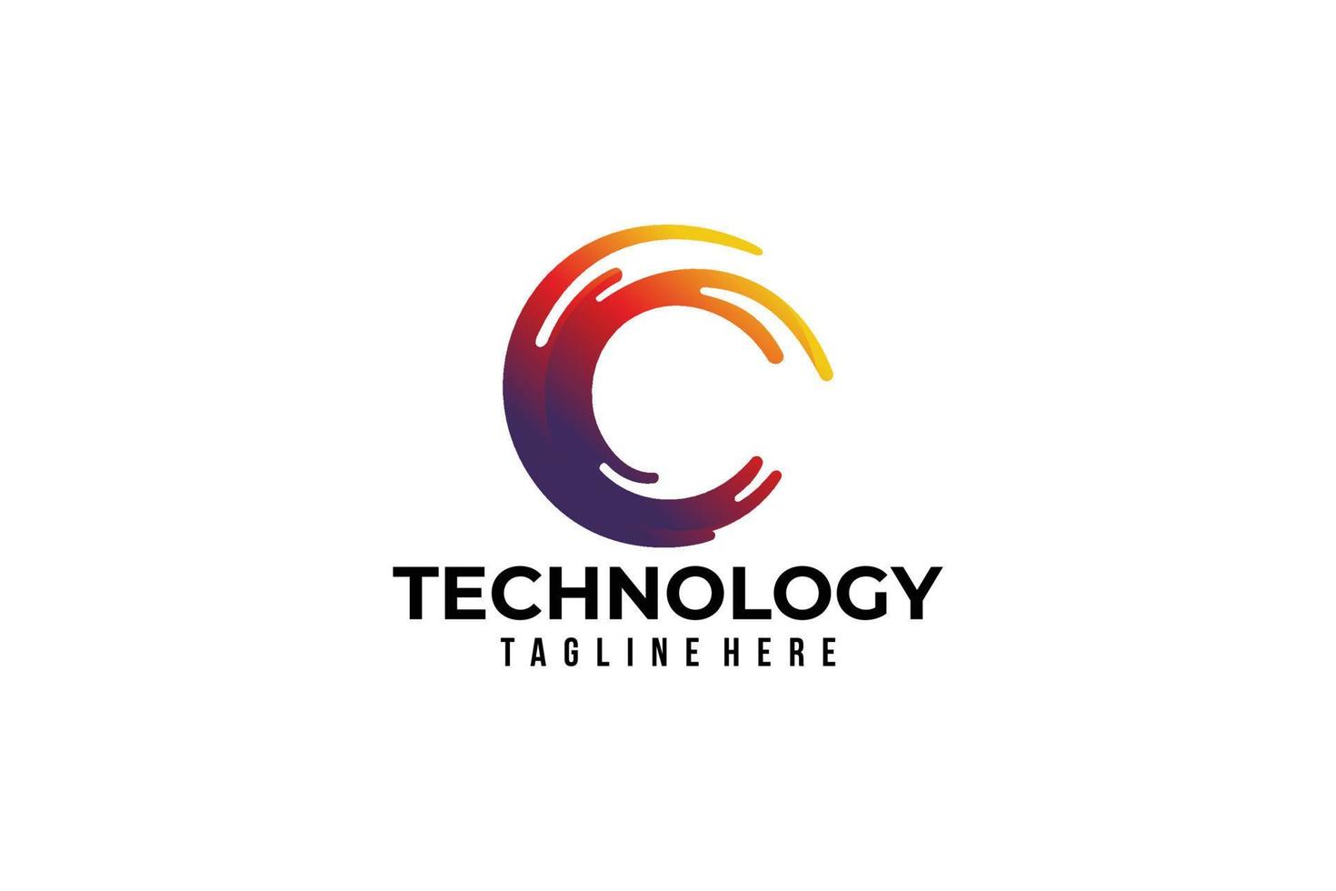 tech logo pictogram vector geïsoleerd