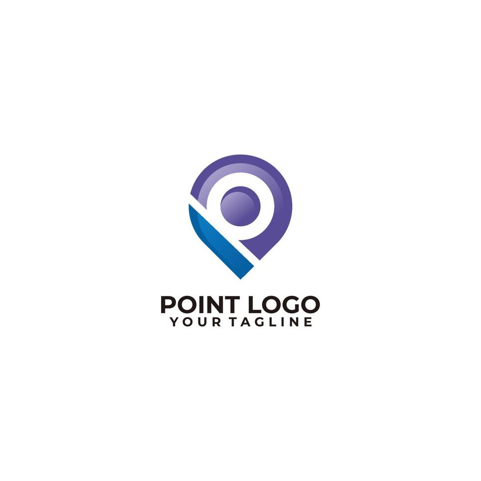 punt logo pictogram vector geïsoleerd