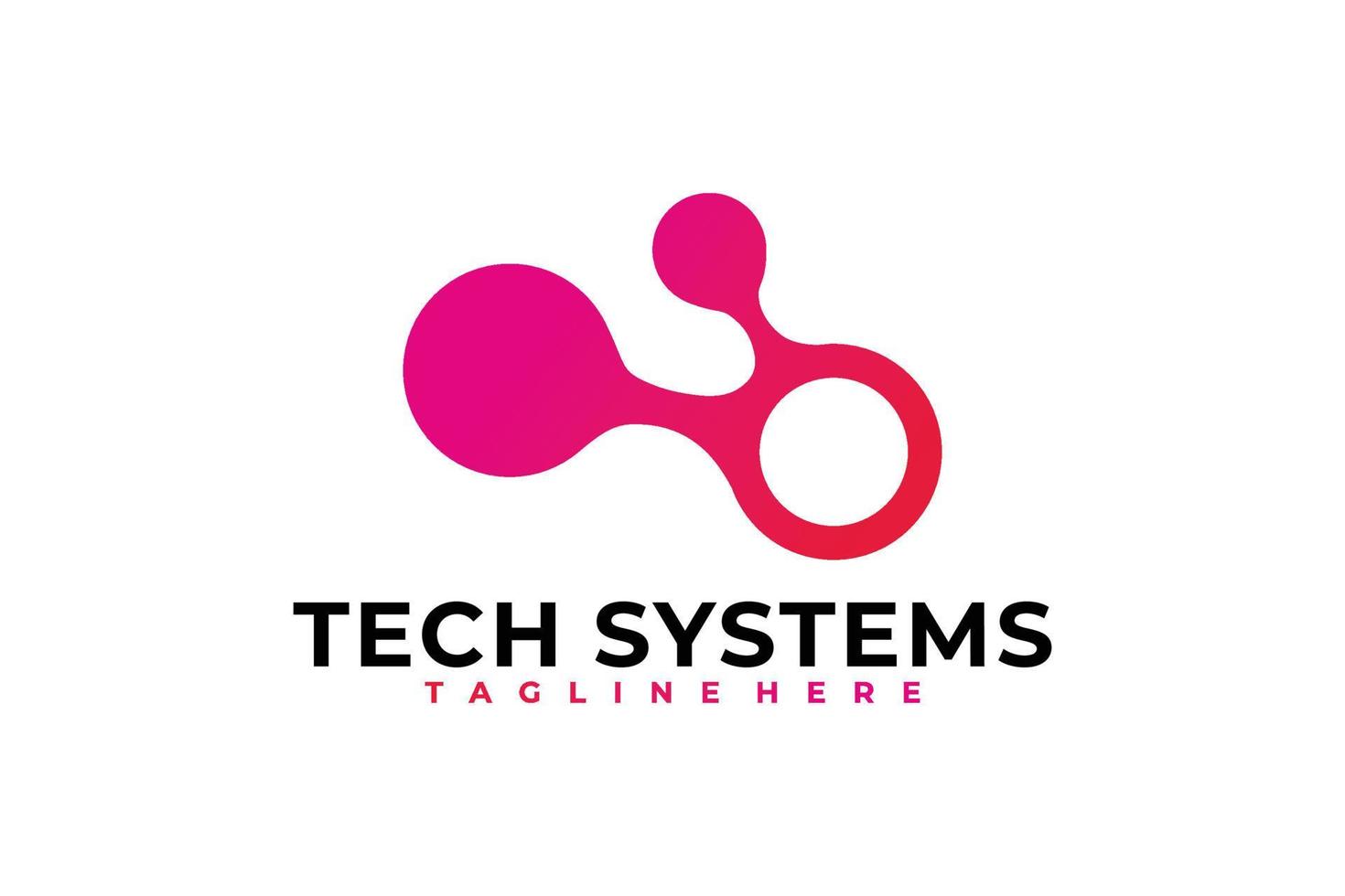 tech systeem logo icoon vector geïsoleerd