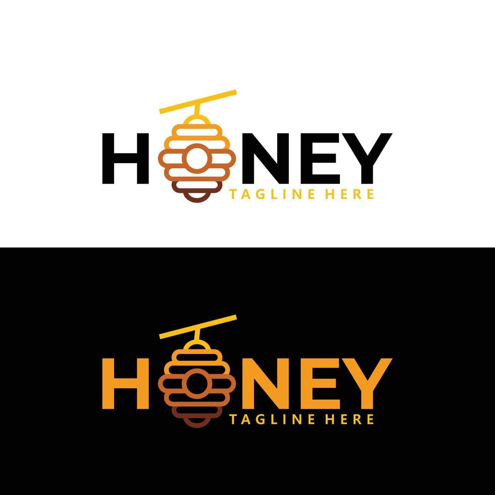 honing logo icoon vector geïsoleerd