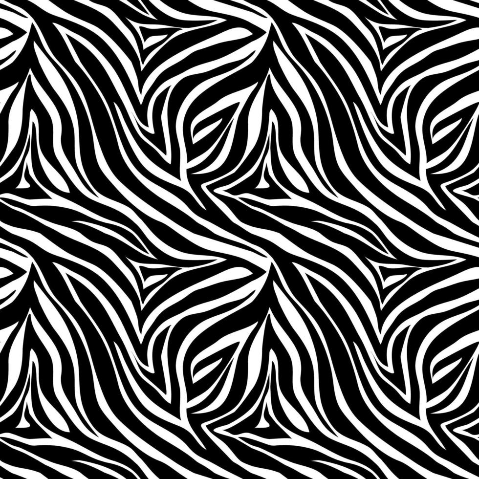 vector dierenprint. zebra sieraad. naadloos patroon