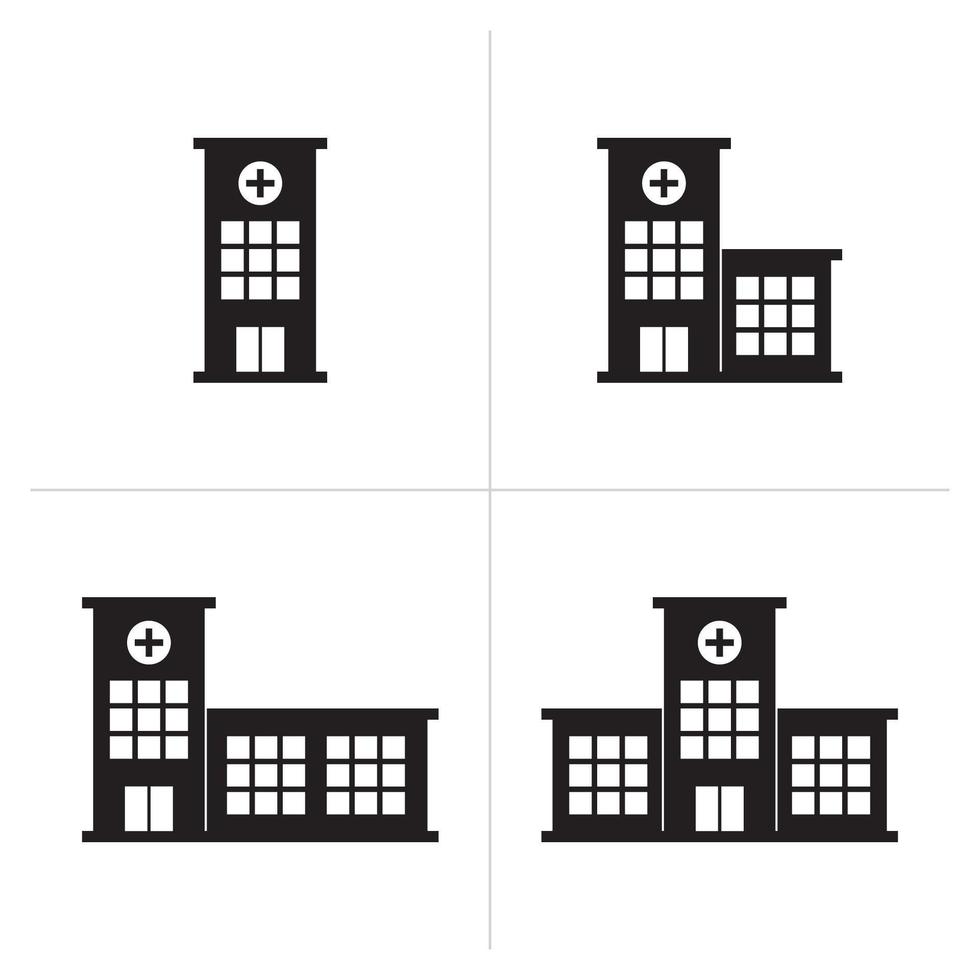 ziekenhuis gebouw icoon bewerkbaar. gebouw symbool vector illustratie voor grafisch en web ontwerp.