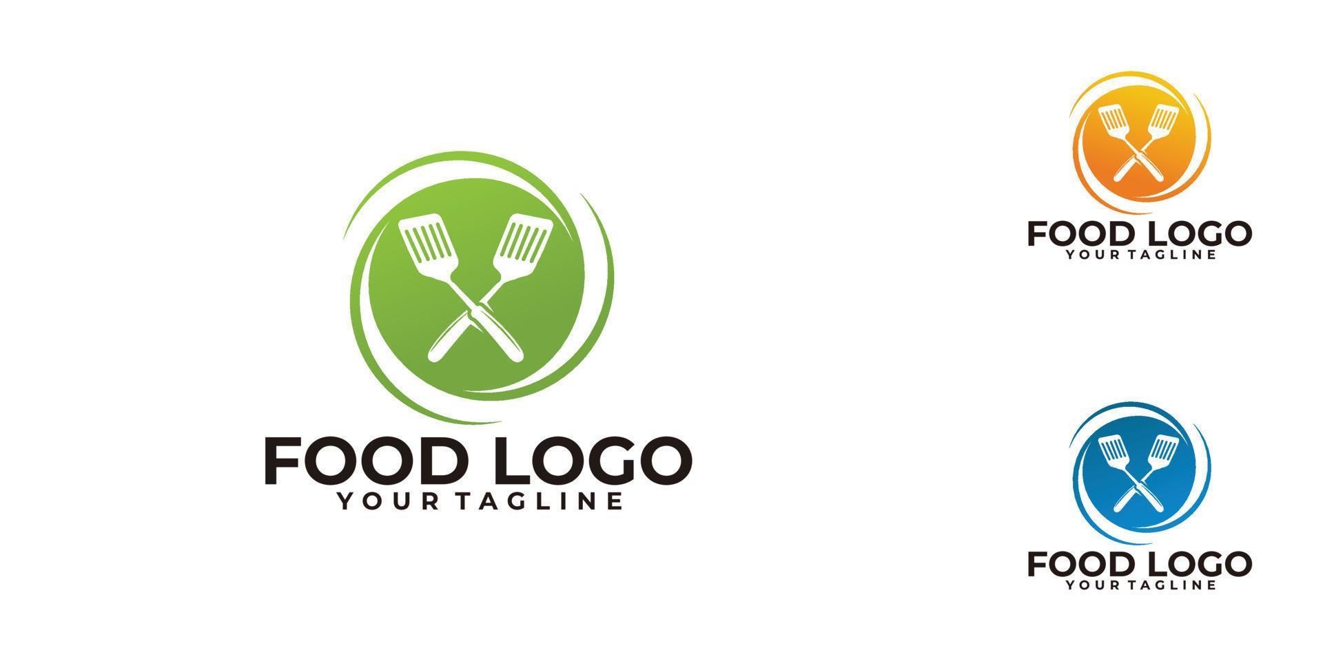 voedsel logo pictogram vector geïsoleerd