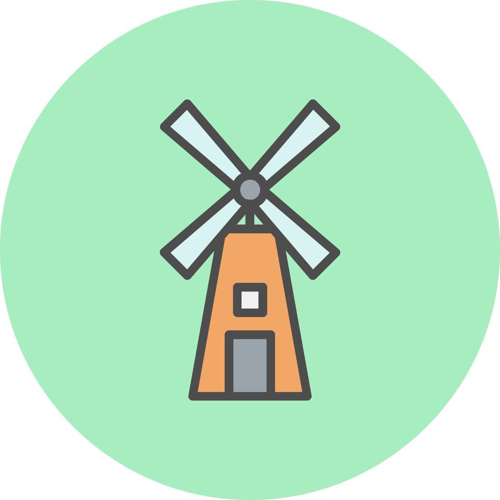 windmolen vector icoon