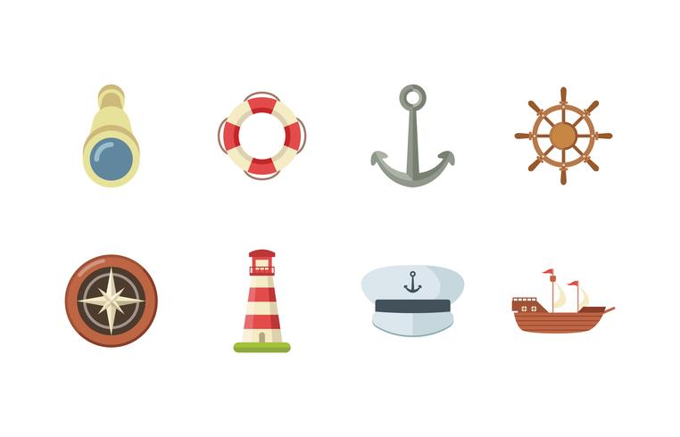 Gratis Marine Icon Set vector