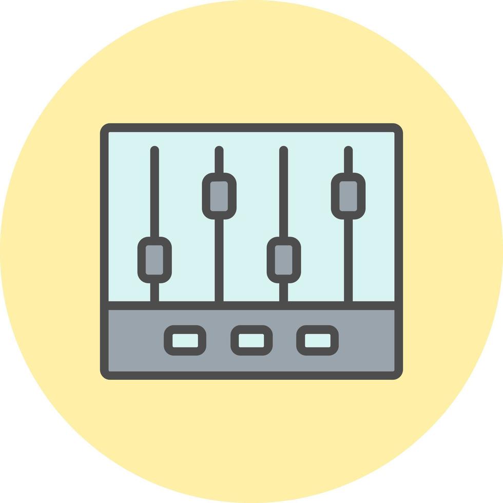 bedieningspaneel vector pictogram